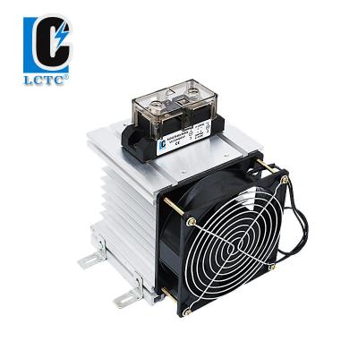 China Electrical Equipment 400A 0-5V Control Voltage 220VAC High Power Thyristor Voltage Regulator Industrial Model With Heat Sink and Fan for sale