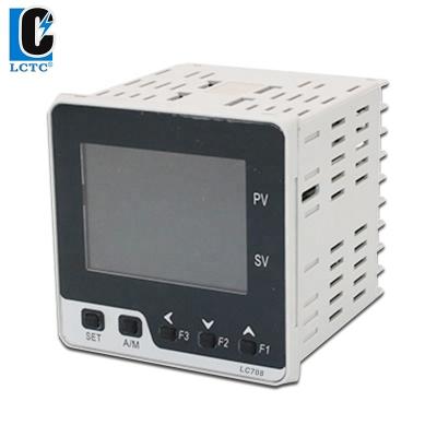 China Embedded 72*72mm TC/RTD Input Intelligent LCD Digital PID Temperature Controller 0-10V/4-20mA Output for sale