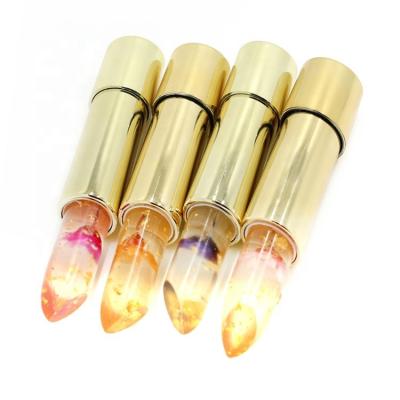 China Brand New Kailijumei Sunscreen Jelly Lipstick Long Lasting Lip Gloss Gold Foil Glitter for sale