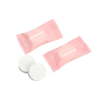 China 50pcs/Bag Skin Care Compressed Machine Cotton Disposable Compressed Facial Towel Wholesale Face Towel for sale