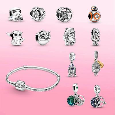 China Cute 925 Marvel Charms Silver Beads Fits Original Pandora Charm 925 Bracelet Women Avengers Charm Bead Pendant Jewelry Hot New for sale