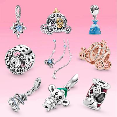 China 2023 Cute Sterling Silver Flower Shaped And Airplane Shaped Women's Jewelry Love Pendants Wholesale Shipping 100% Popular Modern for sale