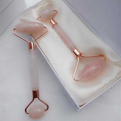 China Natural Stone Household Medical Devices Face Double Head Roller Heart Shaped Scraping Powder Crystal Jade Massage Stick Set MassagerOther Hou for sale