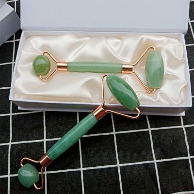 China Jade Roller Dongling Double Facial Thin Face Massager Crystal Stone Household Medical Devices Stone Massage StickOther Natural Natural Head Beauty for sale