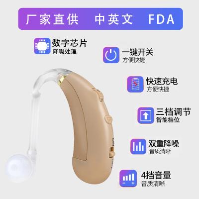 China Blow Lijian household medical devices charging special hearing aid earphone for older deaf back type invisible dynamic compressionOth for sale