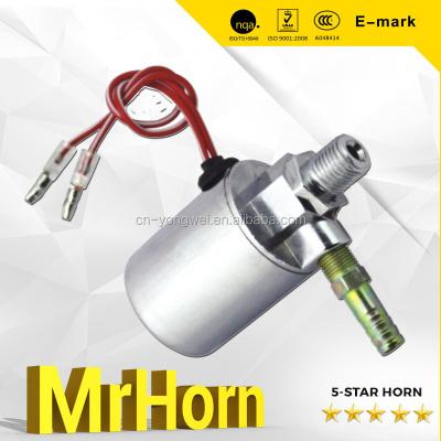 China Truck Price And Lorry Wholesale Silver Chrome Truck Part Tweeter Air Horn Solenoid Valve For Truck And Lorry for sale