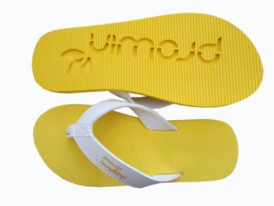 China full color printing eva die cut and embossed  Women Flip flops  thongs slipers manufacturers for sale