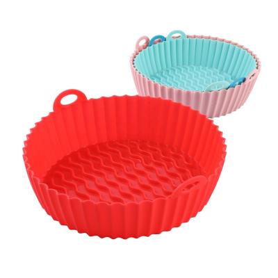 China Disposable Silicone Pot Air Fryer Easy Clean Liner Around Paper Oven Accessories Replacement Flammable Parchment for sale