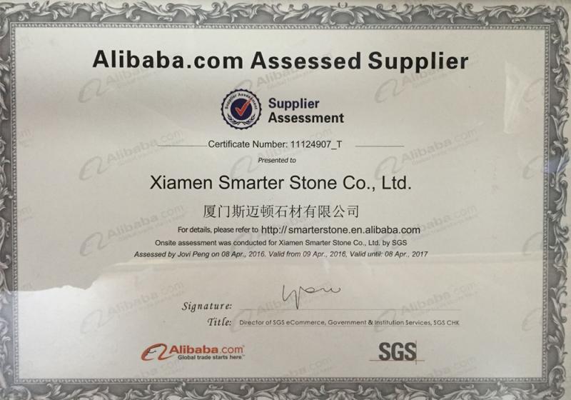 Alibaba.com Assessed Supplier - Xiamen Smarter Stone Co., Ltd.