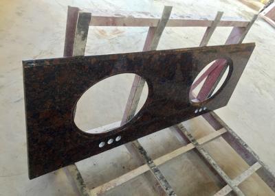 China High Resistance Granite Vanity Tops Baltic Brown For Bathroom , SGS CE Listed for sale