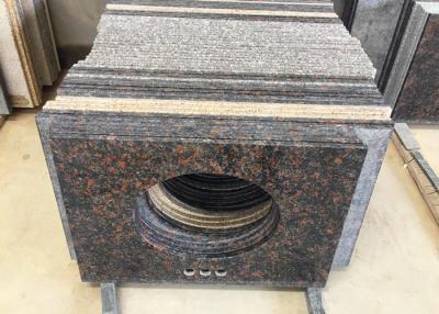 China Hard Solid Natural Granite Vanity Tops High Density 2.8 G / Cm3 For Hotel Bathroom for sale