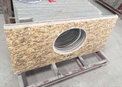 China Polished Granite Vanity Countertops / Granite Slab Countertop With Sink Hole for sale