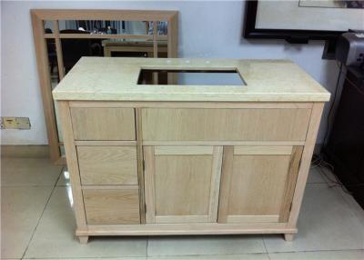 China Home Bathroom Vanity Cabinet Mahogany Material With Three Drawers for sale