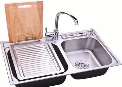 China Rectangle Stainless Steel Sink Bowl / Single Bowl Undermount Sink With Brushed Finish for sale