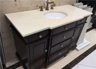 China 20 Inch Marble Vanity Tops With Convex Edge , Bathroom Marble Look Countertops for sale