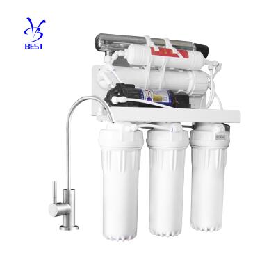 China Large-tasting drinking water BETTER 5/6/7 stage reverse osmosis water filter system with 50gpd for sale