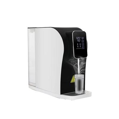 China Eco-friendly desktop instant hot plastic electric machine table top water dispenser with RO filter purifier price for sale