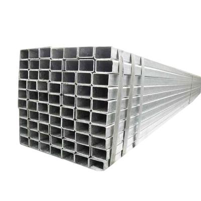 China Square Liquid Pipe Plant Wholesale Hot Dipped Galvanized Steel Pipe 80x80x2.5mm For Construction for sale