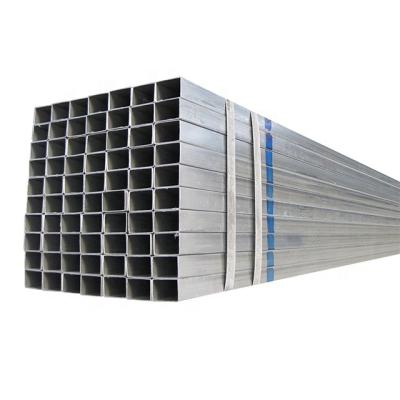 China Cold Rolled Liquid Pipe Pre Galvanized Welded Square/Rectangular Prefab Steel Pipe/Tube/Cavity Steel Pipe Section House Steel Pipe for sale