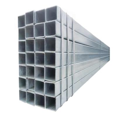 China Liquid Dipped Pipe Factory Wholesale Hot Galvanized Steel Square Perforated Tubing For Building for sale