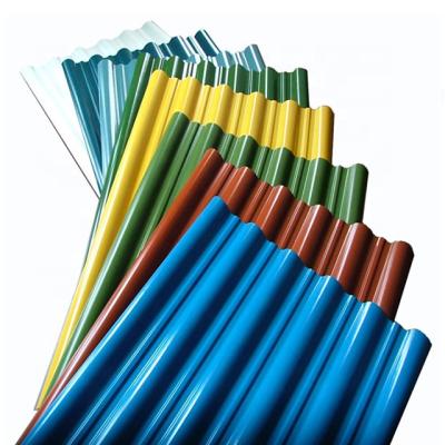 China Container Plate Sheet Steel Galvanized Corrugated Color Coated Corrugated Roof Sheet for sale