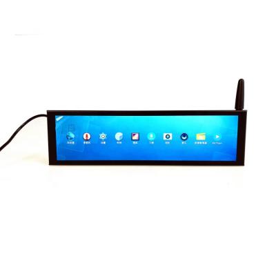 China 8.8 Inch 1920*480 Indoor Manufacturer Custom Strip Screen Stretched LCD Bar Screen Advertising Display For Shelf for sale