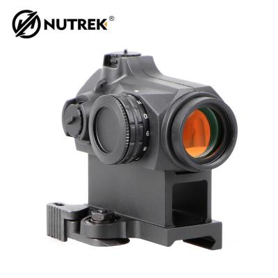 China 6061-T6 New 2020 Hot Shuting Tactical Aluminum Alloy AR Waterproof Reflex Sight Hunting Dot Scope Red with Riser Base and QD Mount for sale