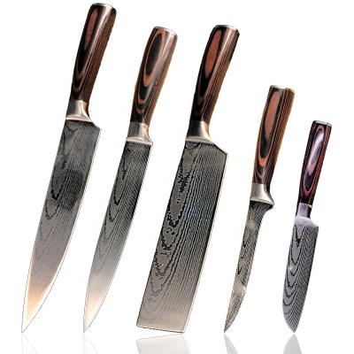 China 2020 Viable Good Quality Chefs Knife Kitchen Damascus Chef Knife Japanese Steel Knives for sale