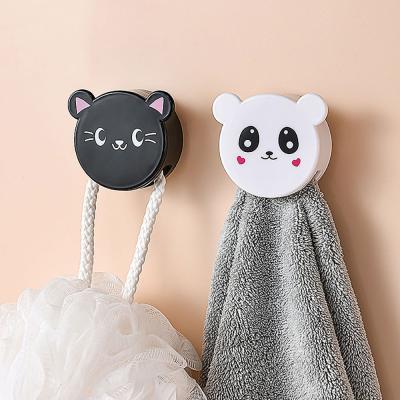 China Modern Ktichen Tower Clip Cartoon Towel Clip Bathroom Kitchen Wall Hanging Towel Clip Kitchen Utensils for sale