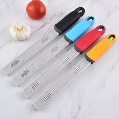 China Viable Lemon Zester and Cheese Grater-Parmesan Cheese, Lemon, Ginger, Garlic, Nutmeg, Chocolate, Vegetables, Fruits, Kitchen Tools for sale