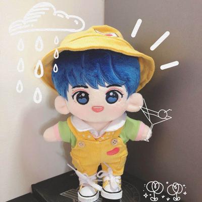 China Current Korean Star Style Wave Korean Can Customize Game Animation Cartoon Characters Korean Kpop Stars Can Stand Small Cotton Doll Plush Toy for sale