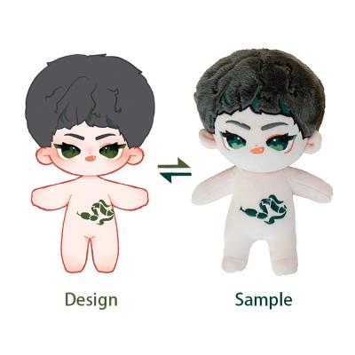 China Plush doll 15cm 20cm plush toy kpop star doll plush toy Customized by Chinese star doll gift manufacturer for sale