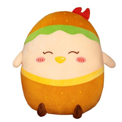 China Lovely Pillow Amazon Sells Round Plush Fondant Pillows For Cute Burger Tiles for sale