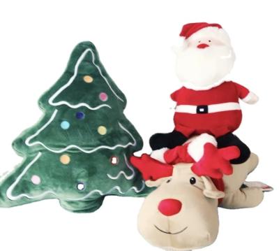 China Christmas 2021 Hot Selling Christmas Plush Toy Gift Santa Claus Christmas Tree Elk for sale