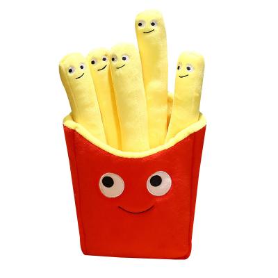 China Custom cute creative doll children's french fries children's gift simulation plush toy for sale