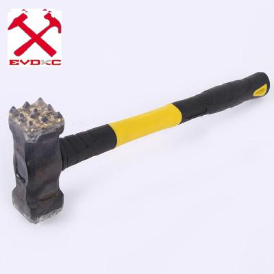 China Pick Hammer Carbon Steel Multitool Stoning Sledgehammer With TPR Handle for sale