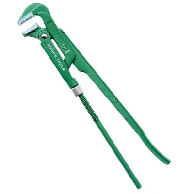 China Custom Alloy Steel Pipe Wrench 2022 Heavy Duty Pipe Wrench Adjustable for sale