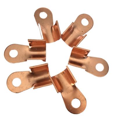 China Factory Direct Selling Moistureproof Spot Terminal Copper Nose Circular Insulated Cold Pressed Circular Wire Nose for sale