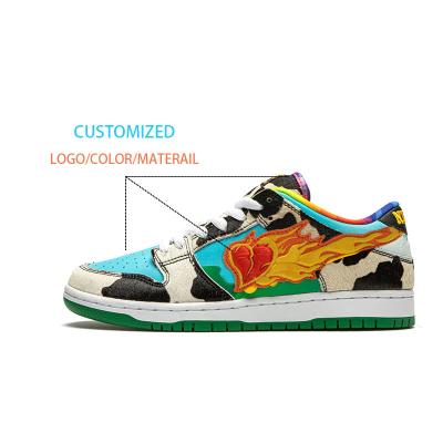 China Fashion Trend Design Colors Mens Wearable Premium Durable Custom Skateboarding Sports Shoes for sale