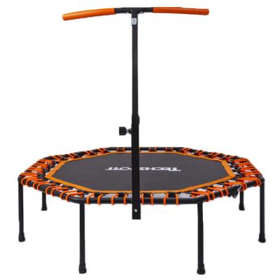 China Without Protective Net Best Selling Trampoline Hexagon Trampoline With Armrests Professional Outdoor Trampoline for sale