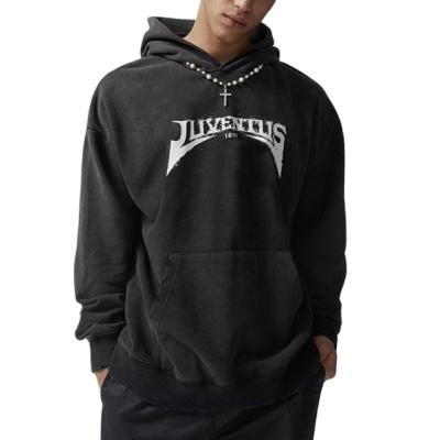 China Anti-wrinkle wholesale mass production washed men's heavy unisex logo custom cotton hoodies hoodies for sale