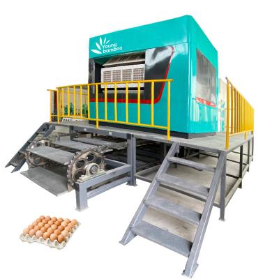 China Automatic Paper Egg Tray Molding Full Egg Tray Forming Machine Egg Carton Box Paper Pulp Egg Tray Machine for sale