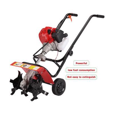 China Small Gasoline Ariculture Mini Diesel Manual Engine Power Rotary Tiller Cultivator Equipment For Agriculture Cultivation Tool for sale