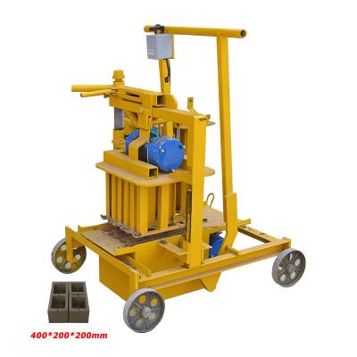 China Small Interlocking Cement Block Machine Factory Manual Earth Fly Ash Brick Making Machine Compressed Manual Mini Brick Machine for sale