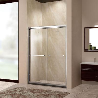 China Factory Price Modern Aluminum Waterproof Sliding Double Door Shower Enclosure for sale