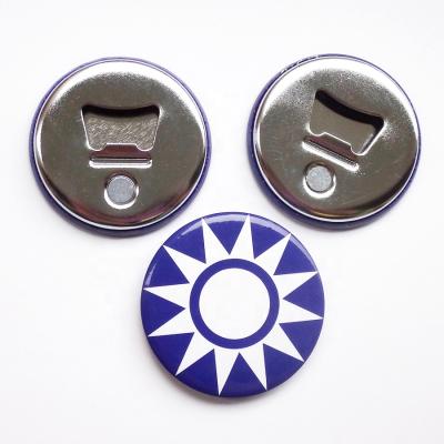 China Hot Selling Custom Logo Tinplate Magnet Cheap Magnetic Bottle Opener For Promotion Gifts for sale