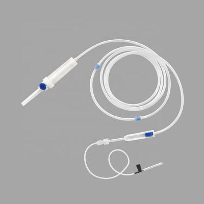 China Hawkmed Factory Direct Sales Medical Consumables Medical Grade Polyvinyl Chloride (PVC) Disposable Pump Infusion Set for sale