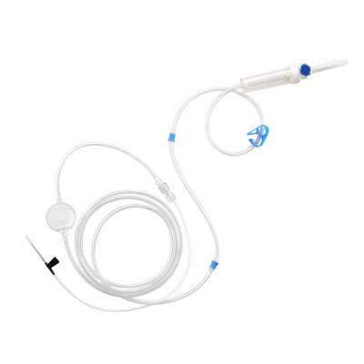 중국 Medical Grade Polyvinyl Chloride (PVC) Hawkmed High Quality and Disposable Low Price No DEHP Disposable Pump Infusion Set Medical IV Infusion Set 판매용