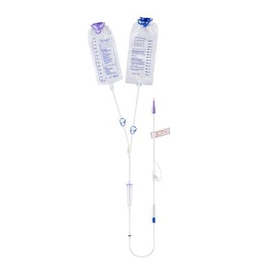 China Hawkmed Factory Wholesale High Quality Medical Disposable Sterile Infusion Enteric Feeding Set of Medical Grade Polyvinyl Chloride (PVC) en venta