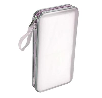 China PU(or Diving Cloth Custom Design HARD EVA CD/DVD Wallet Binding Storage Case Bag Holder Booklet for sale